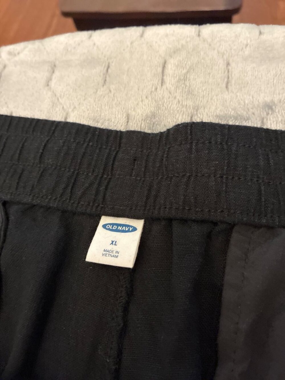 Old Navy Black Linen Blend Cropped Pants – Women's XL - Picture 6 of 11